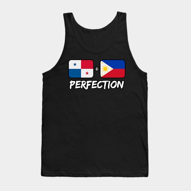 Panamanian Plus Filipino Mix DNA Flag Heritage Tank Top by Just Rep It!!